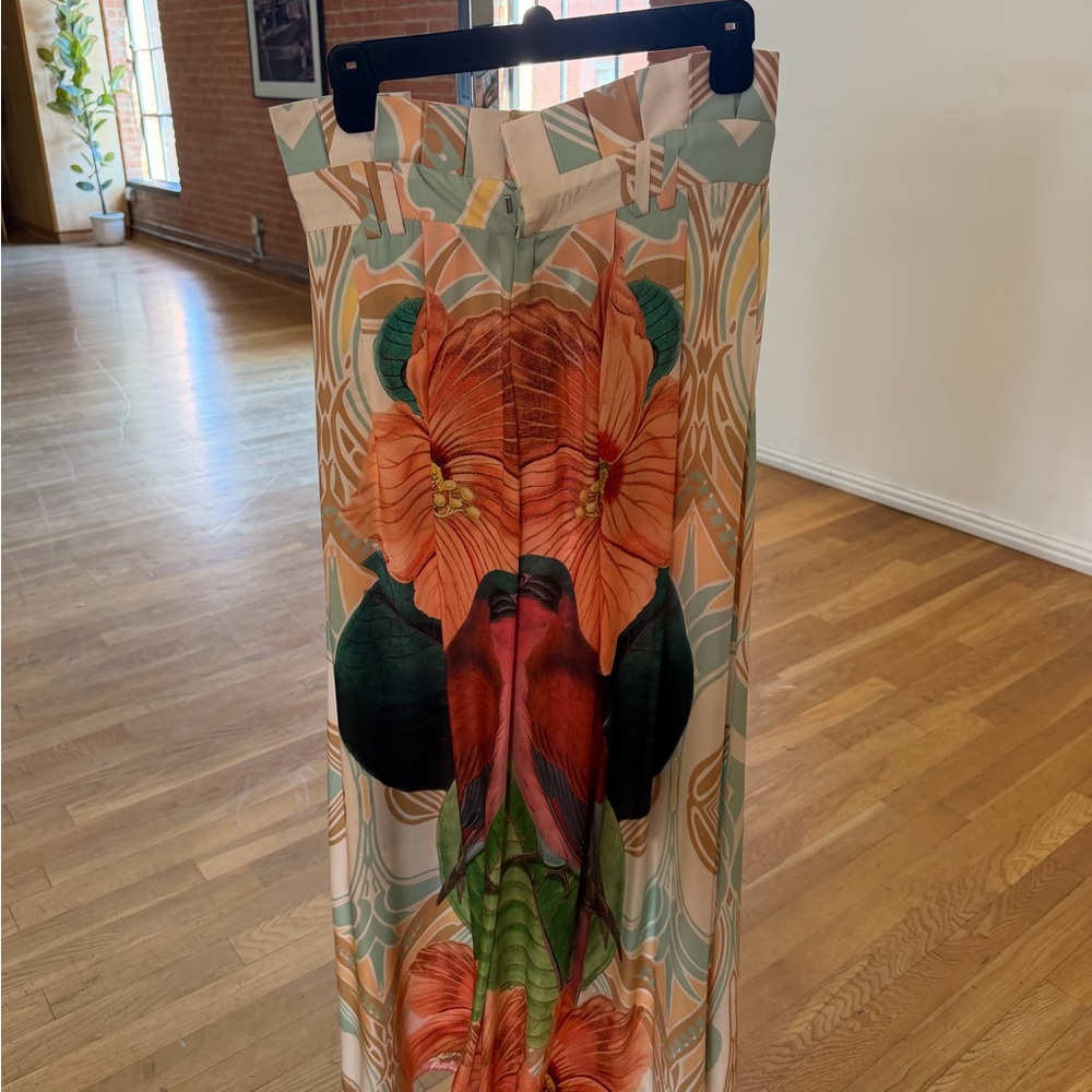 Tropical Floral Maxi Skirt